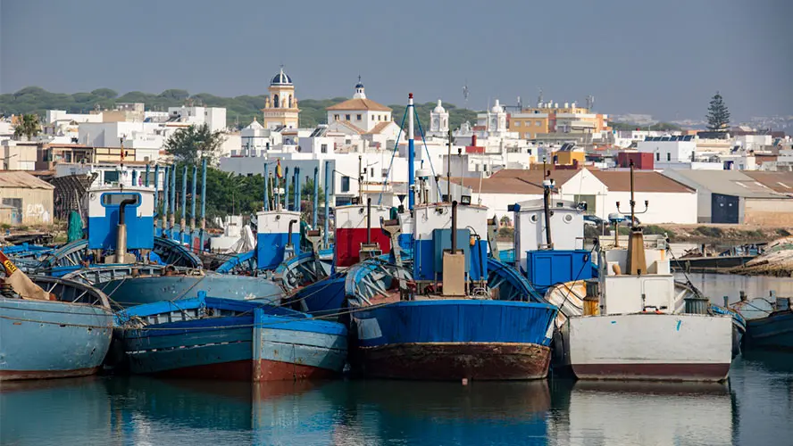 Puerto pesquero de Barbate